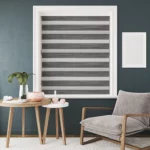 Store Jour et Nuit effet Toile de jute