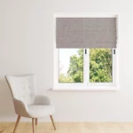 Store Bateau Voilage Uni effet Satin