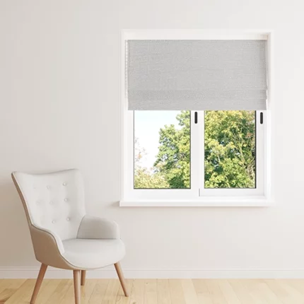 Store Bateau Voilage Uni effet Satin